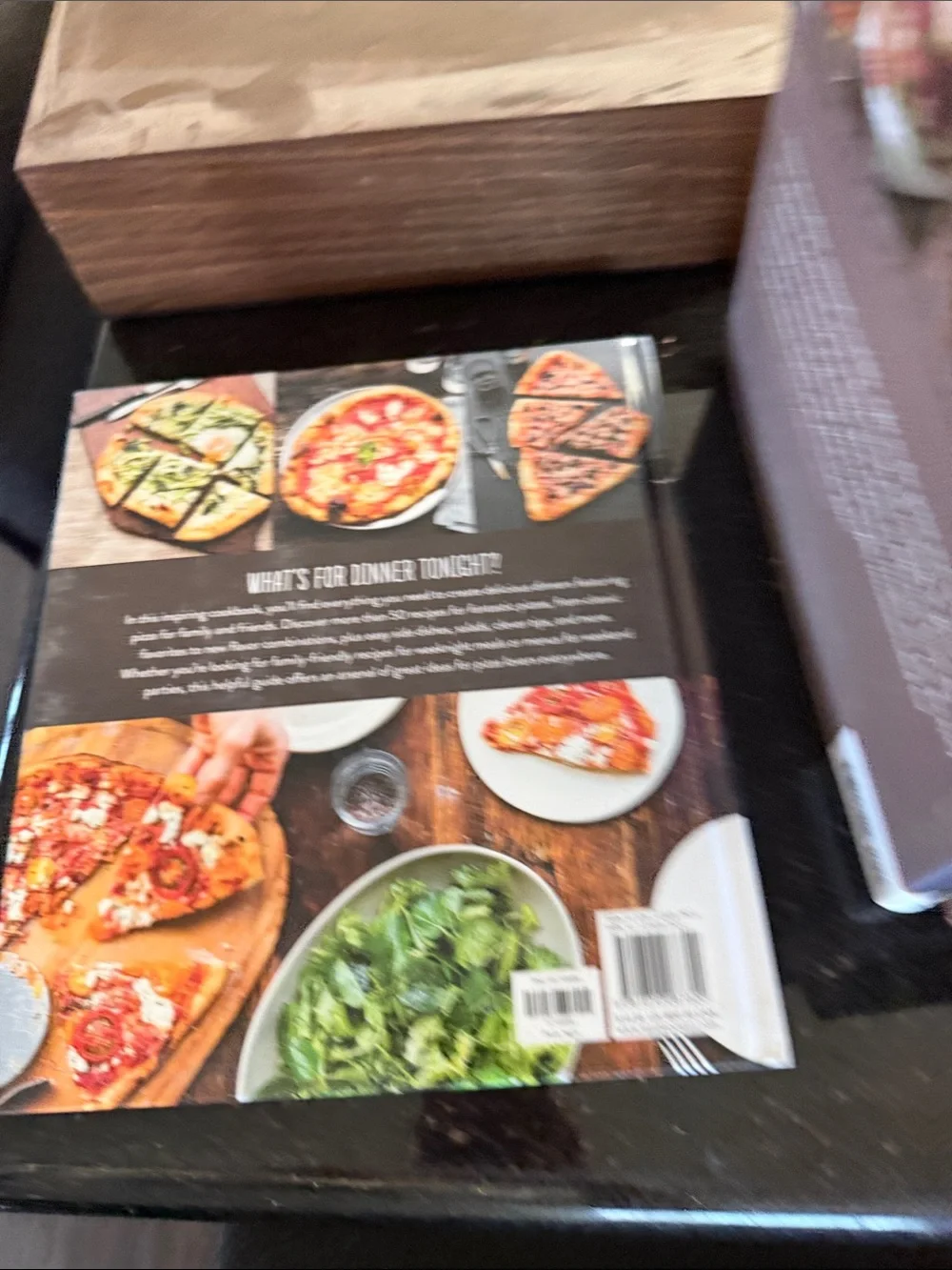 Williams Sonoma Pizza Night Cookbook - Black & Red Cover